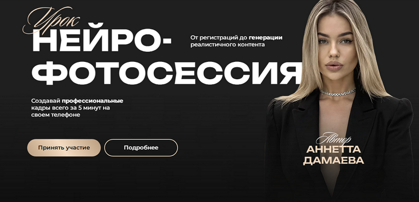 [Аннетта Дамаева] Нейро-фотосессия (2025)