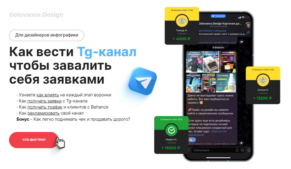 [Сергей Голованов] Дизайнерский пак + обновления (2024)