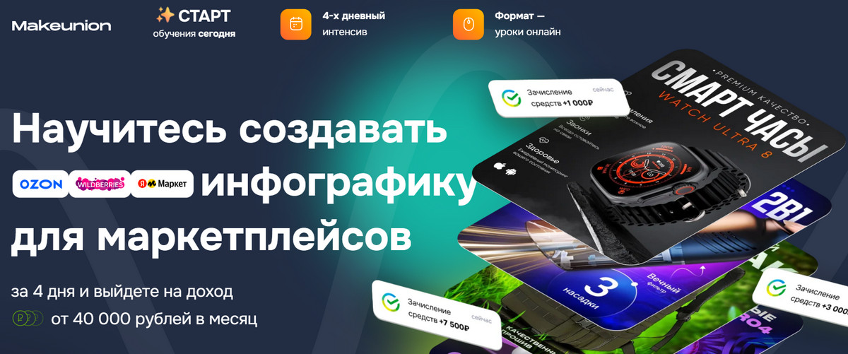 [MakeUnion] Рома Райт, Виталий Боголюбов ― Научитесь создавать инфографику для маркетплейсов (2024)