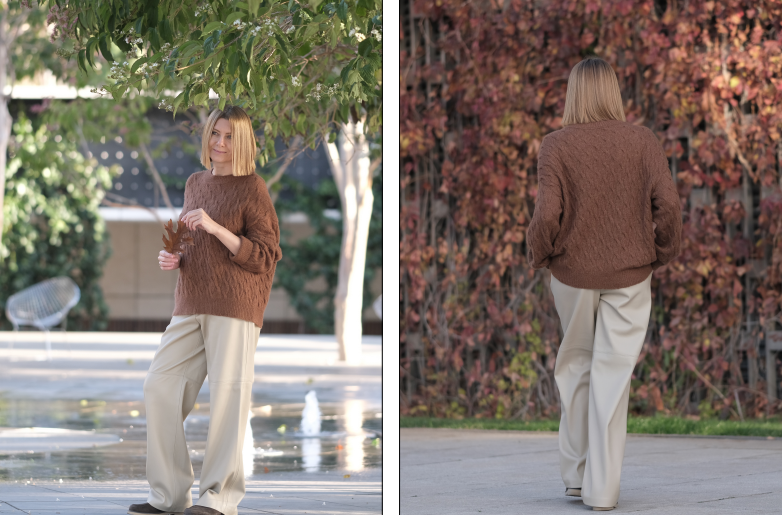 [Лана Бакаева] Свитер Косы (2024)