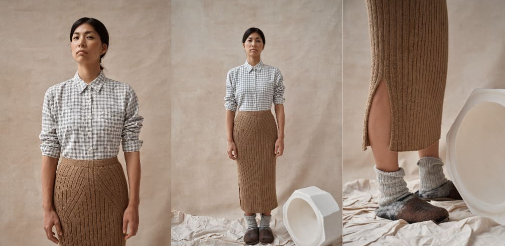 [Вяжи.ру] Helga Isager ― Вязаная спицами юбка Ryoanji (2024)