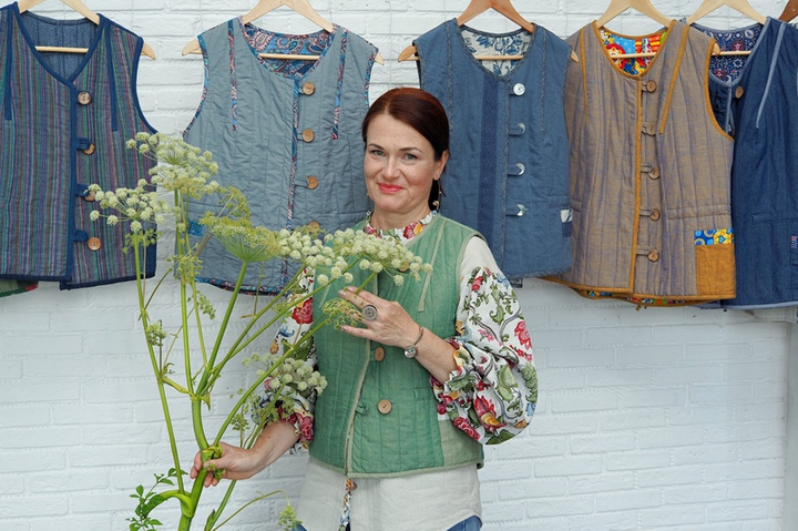 [Вера Борисюк] [Диктанты портного] [Шитье] МК "Стёганый жилет" (2023)