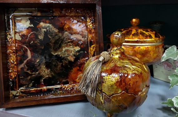 [Наталья Каримова] Имитация камня на стекле (2023)