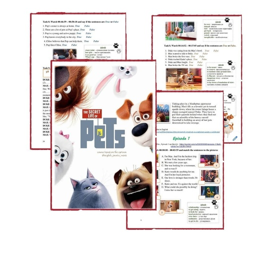 [English_prosto_maria] Курс по мультфильму «Тайная жизнь домашних животных» (2022)