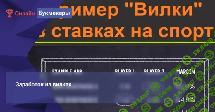 [Никита Кот] Зарабатываем до 10 000 р в день с помощью вилок на ставках (2023)