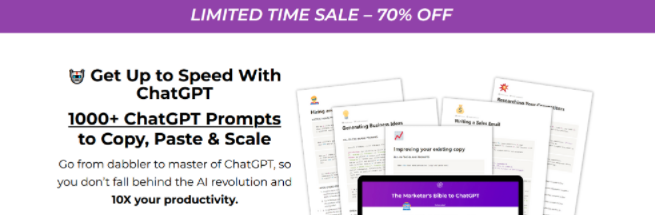 [Darius Lukas] 1000+ ChatGPT Prompts. Marketer's Bible (2023)