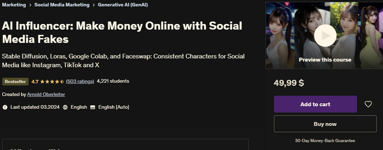 [Арнольд Оберлейтер] Зарабатывайте деньги в Интернете с помощью фейков в социальных сетях (2024)
