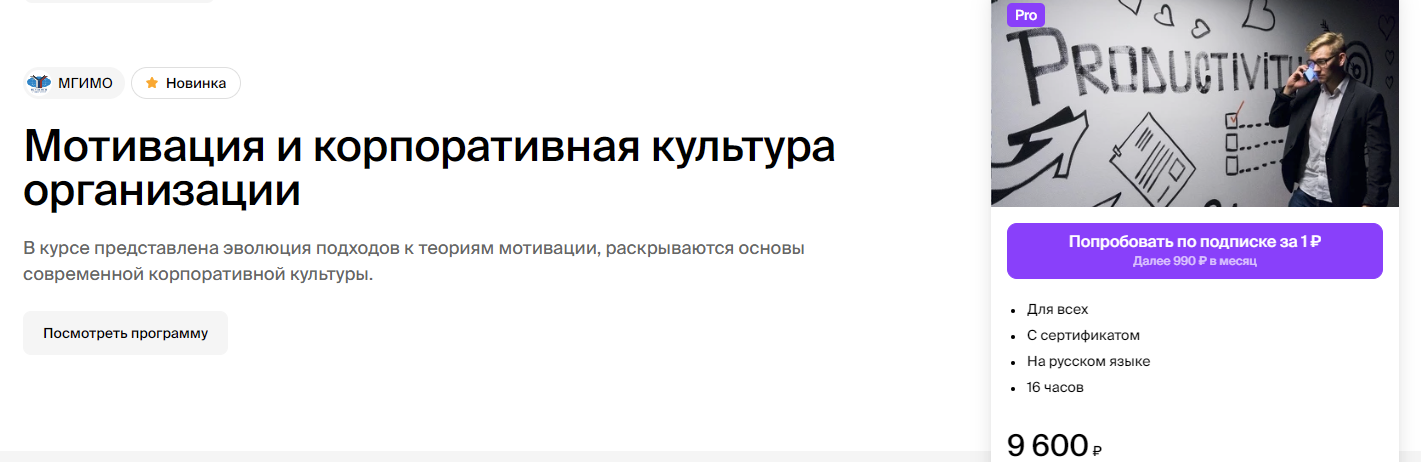 [МГИМО] Ленар Юнусов ― Мотивация и корпоративная культура организации (2024)