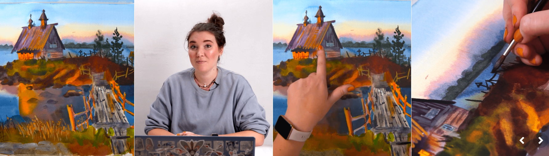 [lectoroom] Северный пейзаж акварелью (2024)