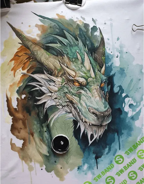 [Даша Лисенкова] Роспись по ткани. Драконы (2023)