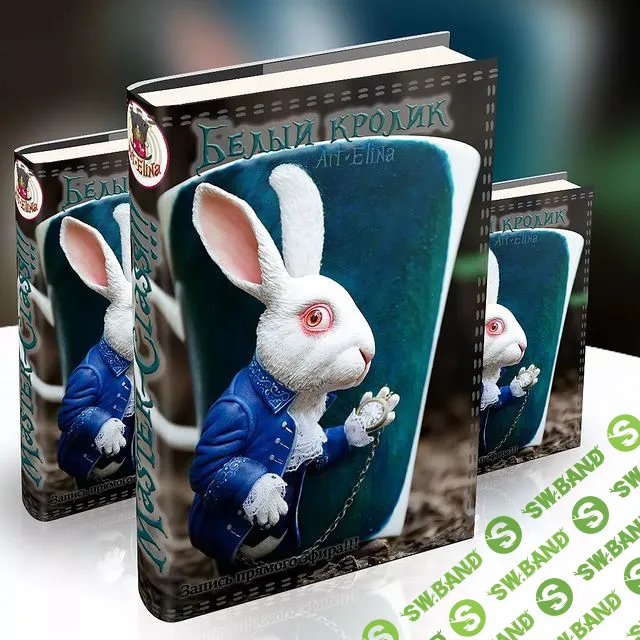 [art_elina_] Запись прямого эфира по созданию Белого Кролика на кружке! (2022)