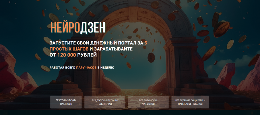 Сергей Толкачев - Нейродзен - Запустите свой денежный портал за 5 шагов (2024)