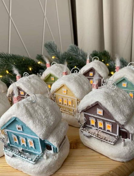 Декор, Галина Хрисанова - Домик на ёлку (2023)