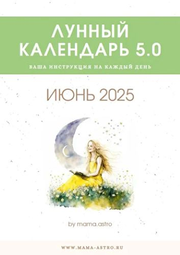 [mama.astro] Лунный календарь 5.0. Ваша инструкция на каждый день (Июнь 2025)