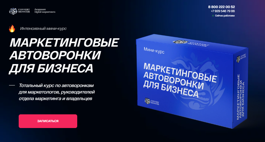 [Всеволод Славинский] [ConvertMonster] Маркетинговые автоворонки для бизнеса (2025)