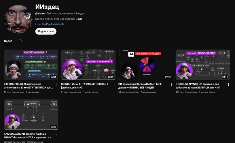 [ИИздец] Подписка на закрытый телеграмм канал ИИздец (июнь-июль 2025)