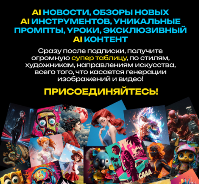 [Neyrograph] Подписка на контент Искусственный интеллект для творчества и заработка. Июль (2025)
