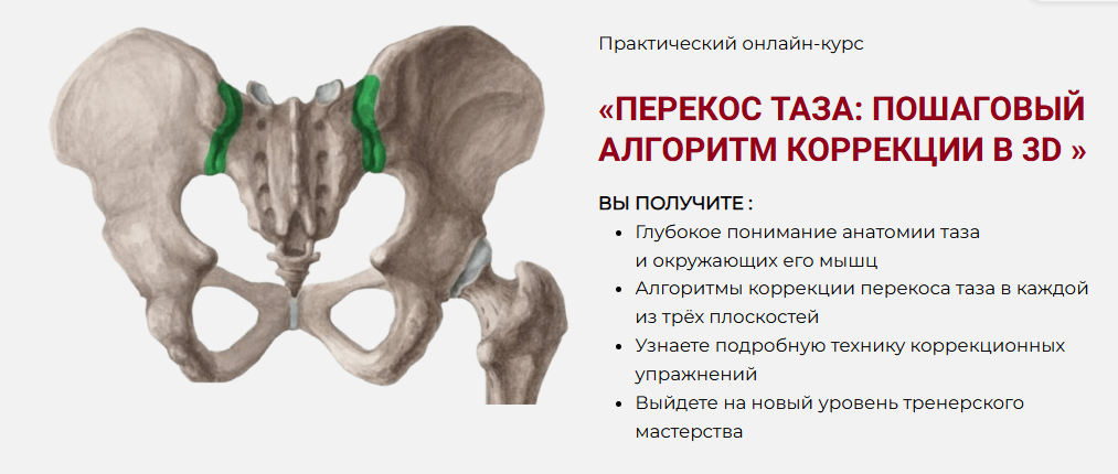 [Дмитрий Семёнов] Перекос таза: Пошаговый алгоритм коррекции в 3D (2025)