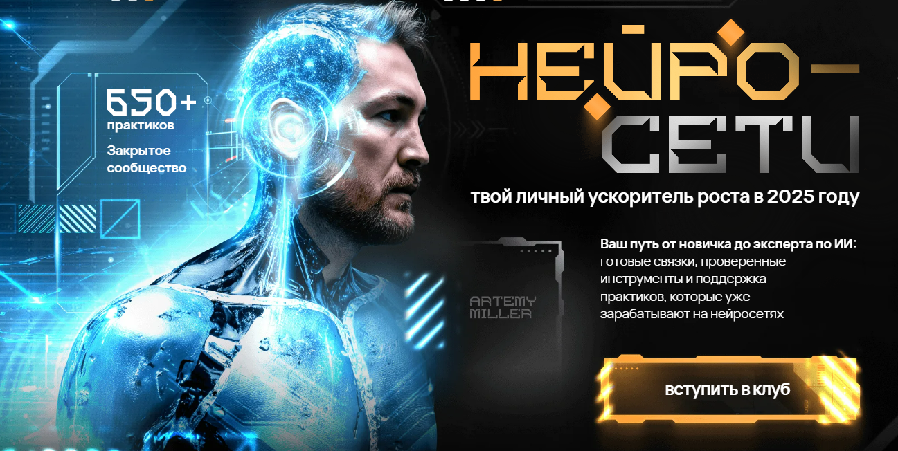 [Артемий Миллер] Клуб НейроХаб. На 1 месяц (2025)