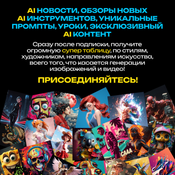 [Сергей Neyrograph] [Neyrograph] Искусственный интеллект для творчества и заработка (Август 2025)