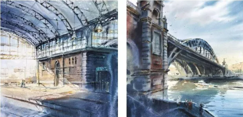 [Анастасия Кустова, Art Kustova school] Архитектура. Вокзалы и мосты (2024)