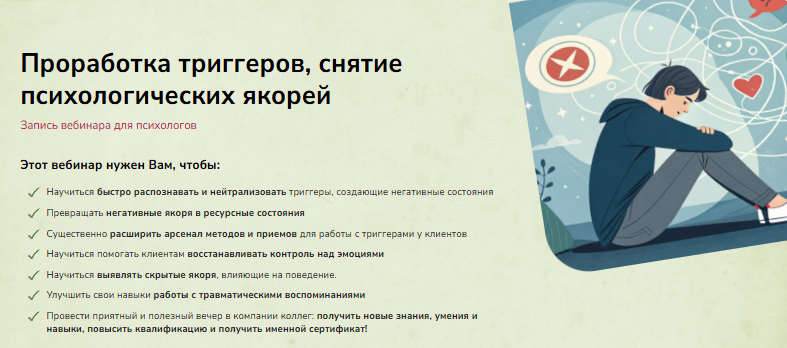 [Мария Минакова] Проработка триггеров, снятие психологических якорей (2025)