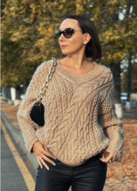 [Юлия Имукина] Пуловер Сонето (2025)