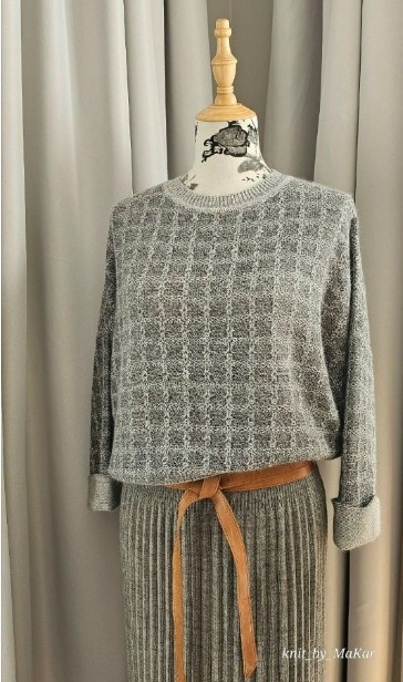 [Татьяна Макаренко] Джемпер Венские вафли (2025)