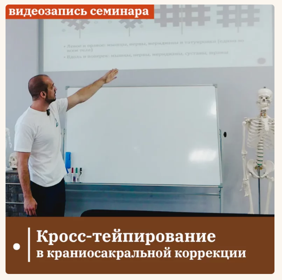[Сандал] Кросс-тейпирование в краниосакральной коррекции (2024)